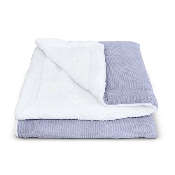 Grey Corduroy Luxury Dog Blanket